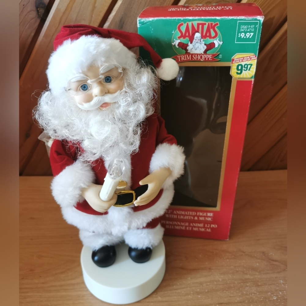 Animated Musical Santa